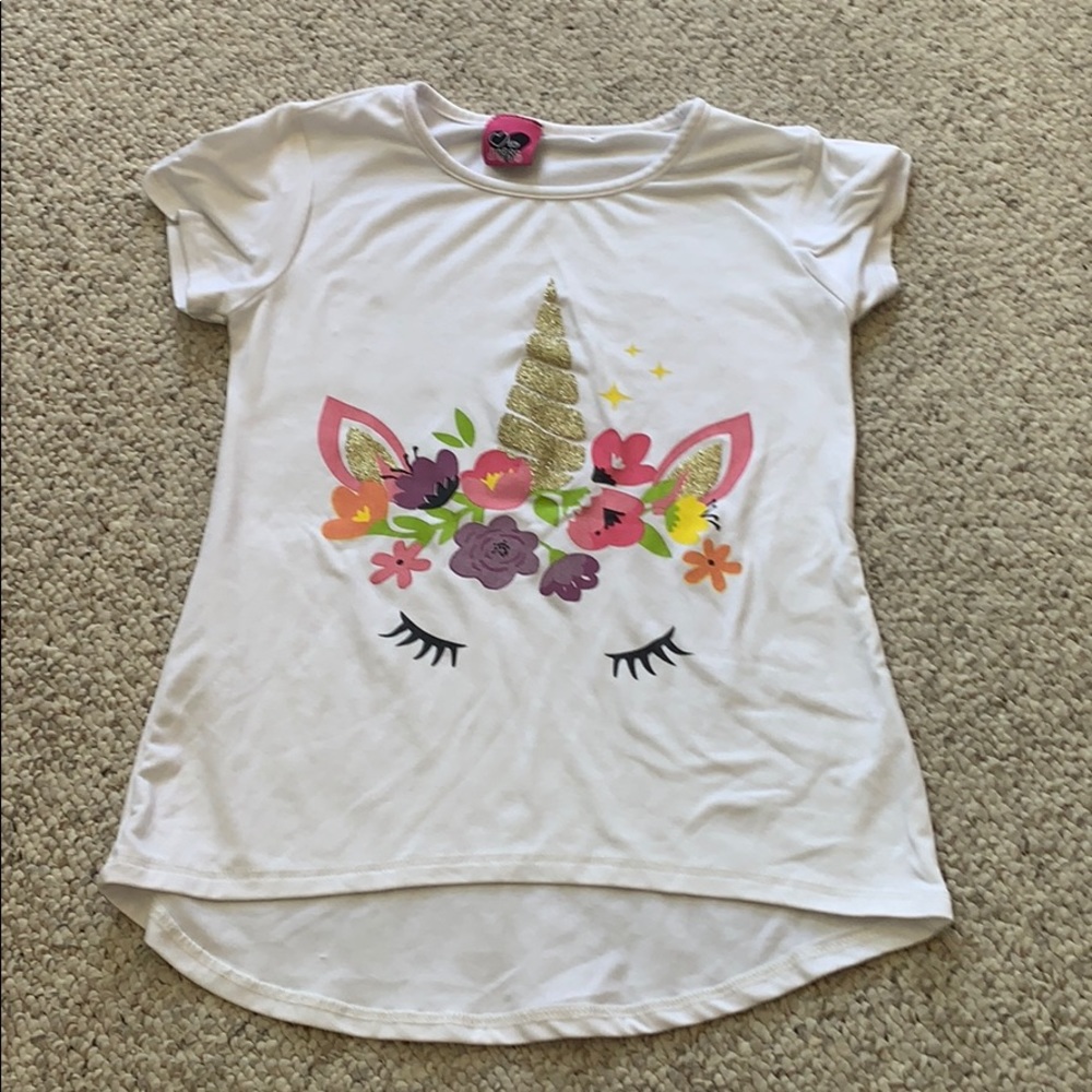 Unicorn white shirt